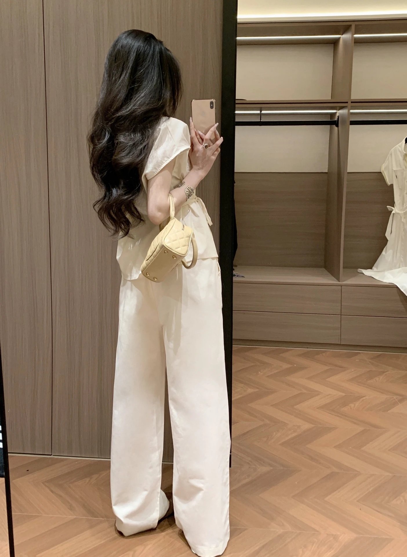 UMA WANG Off-White Shirt and Pants Set - 5