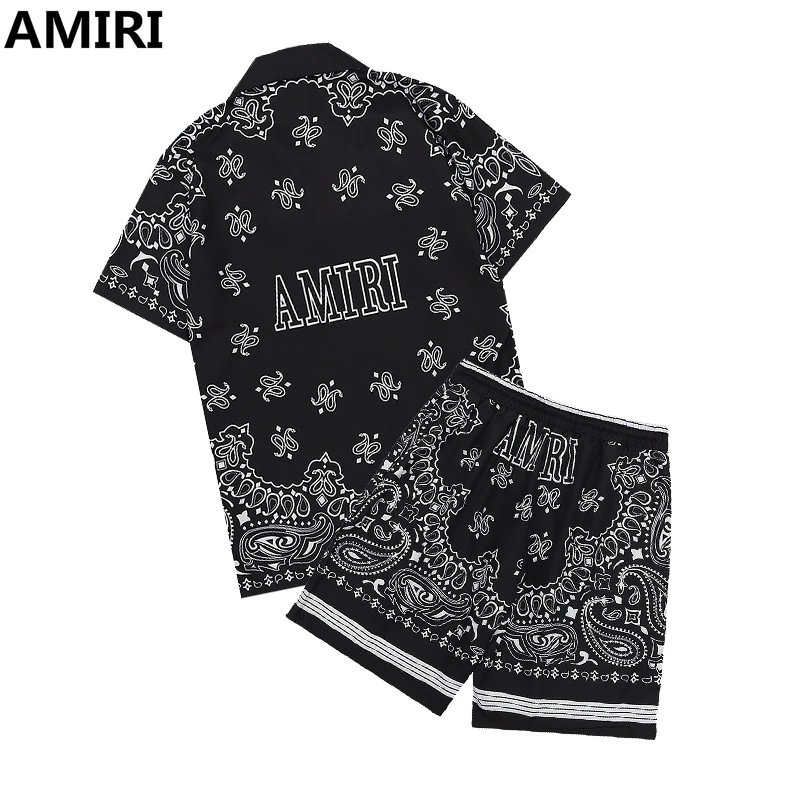 AMIRI Classic Pattern Athletic Short Sleeve Sh