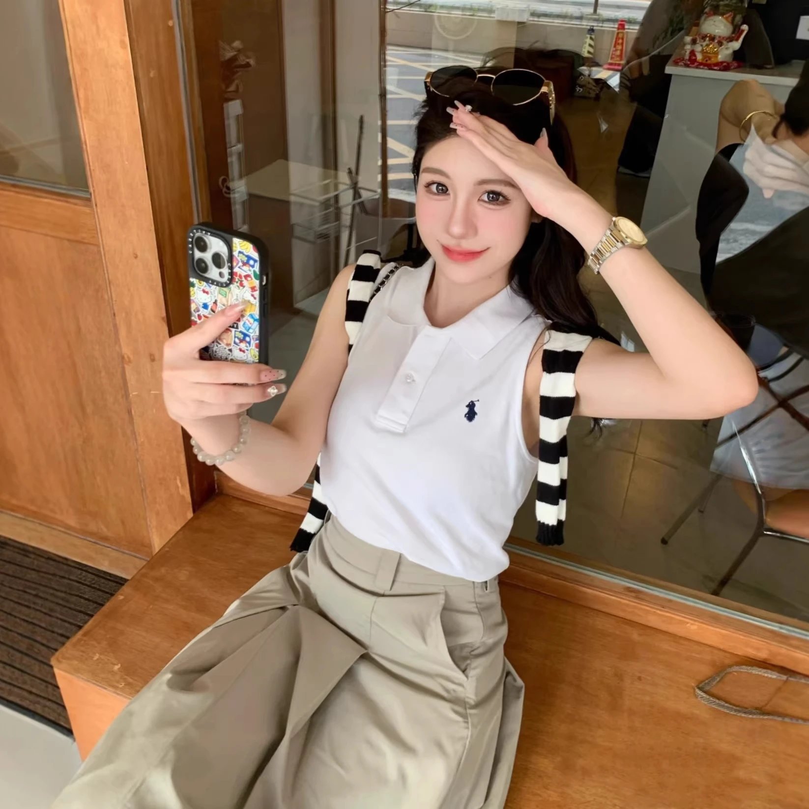 Polo Ralph Lauren White Sleeve