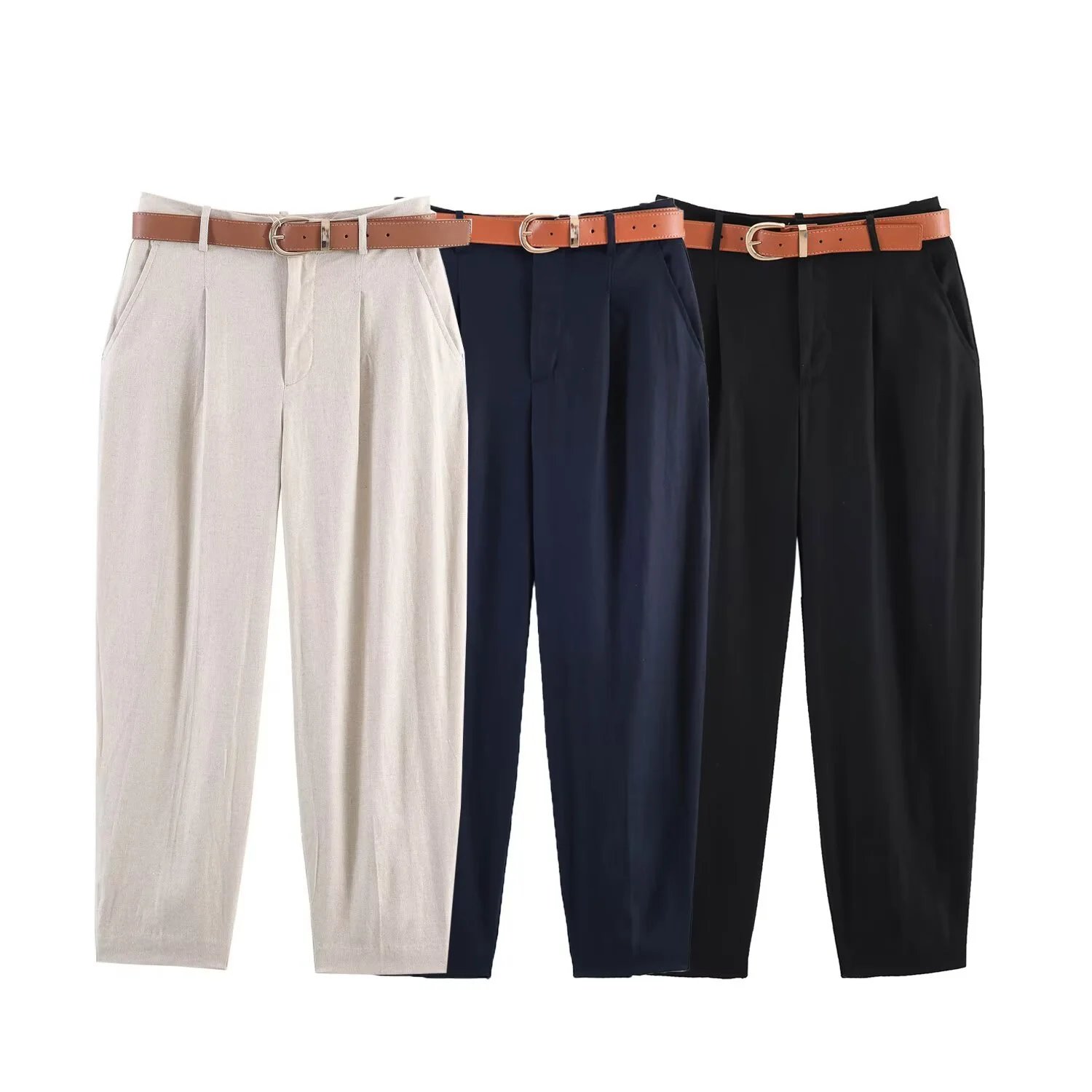High Waist Athletic Tapered Pants