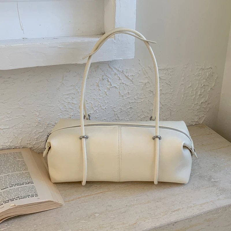 Athletic Large Leather Crossbody Bag