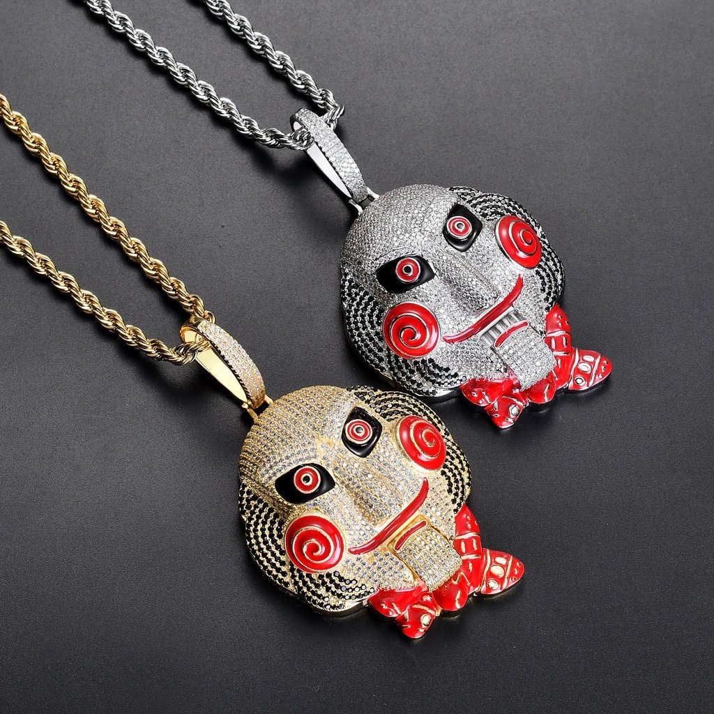 Geeji Mask Necklace
