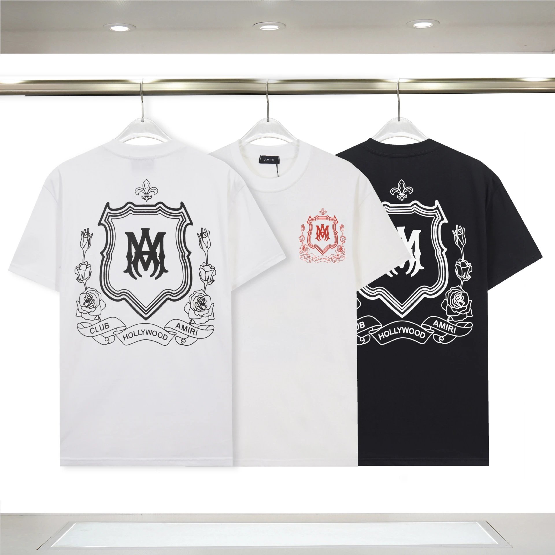 Amiri Athletic Summer Letter Rose T-Shirt