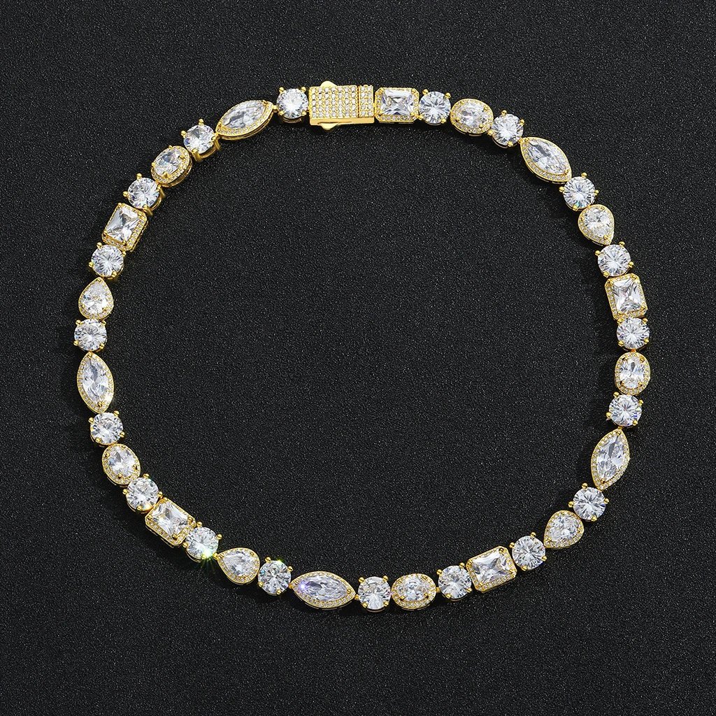 Fashion Trendy Crystal Chain Necklace