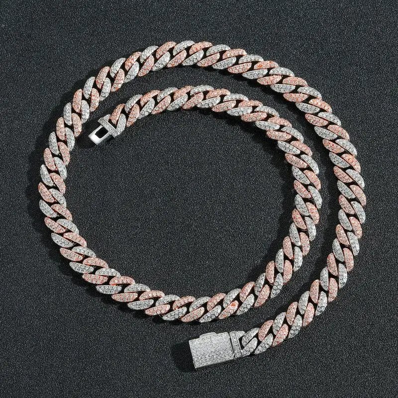 Cuban Chain Necklace Rose Gold Men