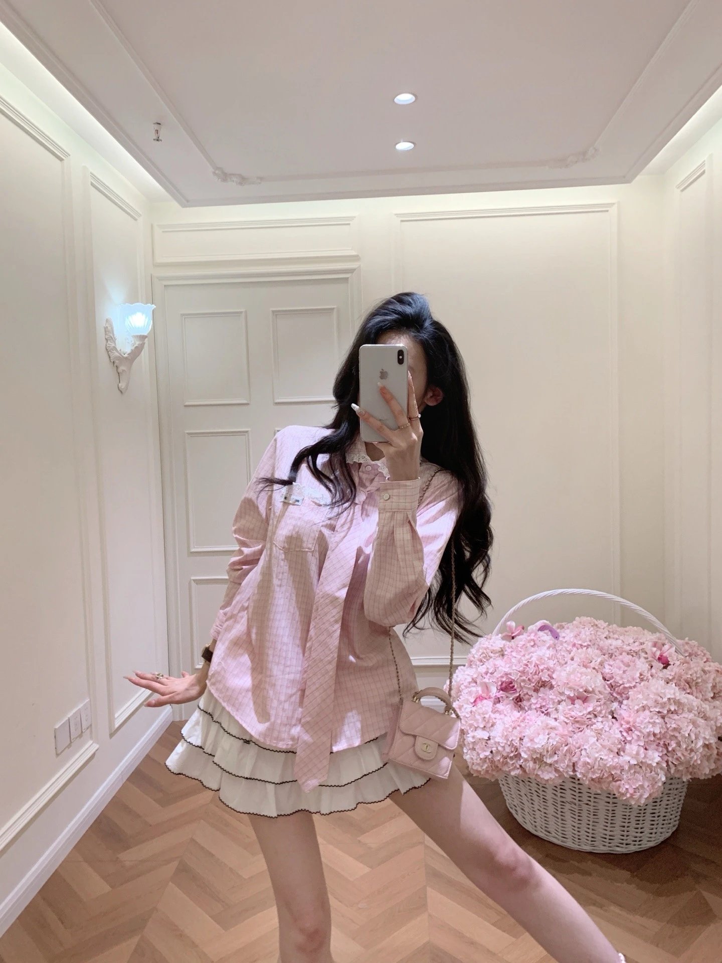 Design Pink + Tiered Ruffle Skirt Set - 3