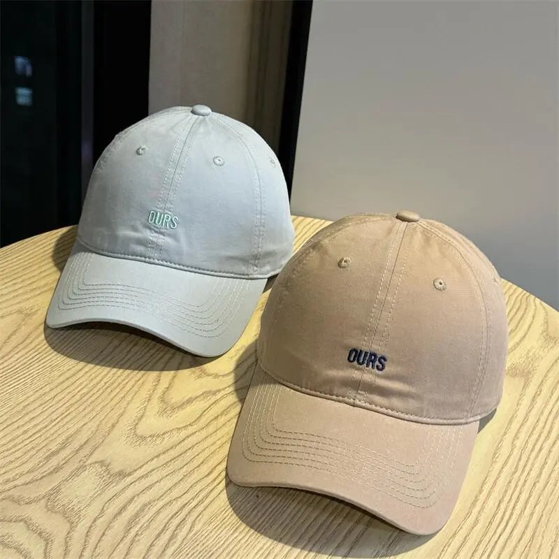 New Soft Baseball Cap Women Simple Trendy Hat 