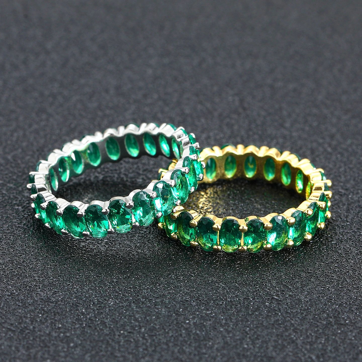 Ring Green Zircon