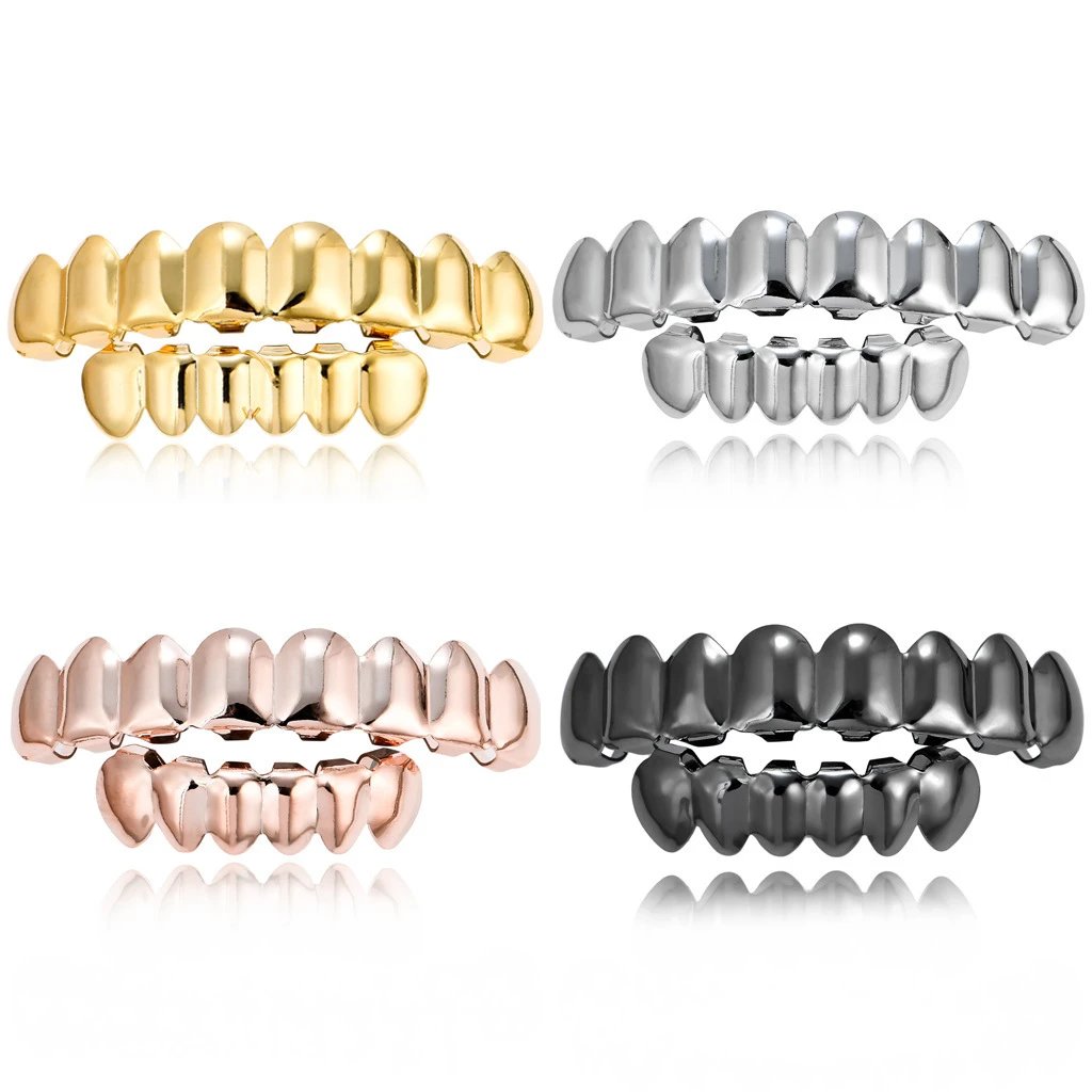 Gold Plated Teeth Grills Athletic Dental Acces