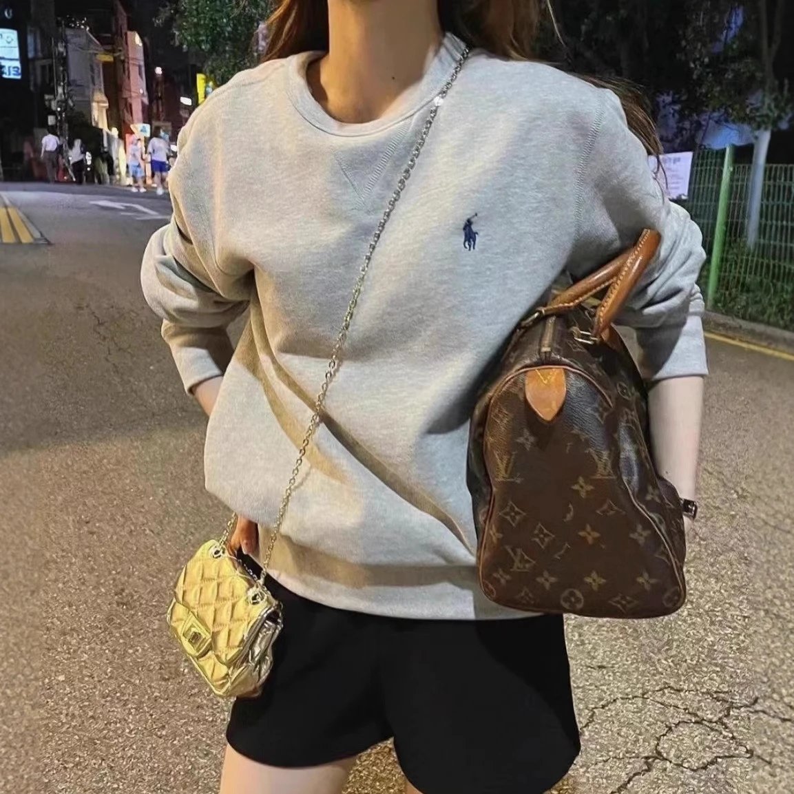 Polo Ralph Lauren Grey Crewnec