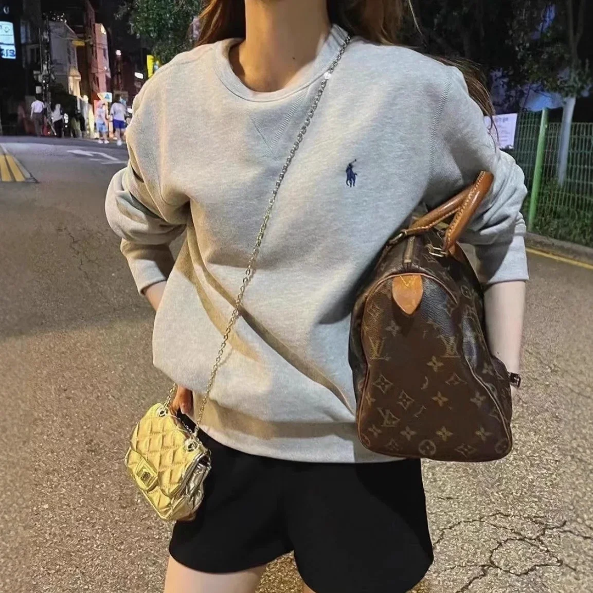 1to1reps Hoodies/Sweaters fashion reps product 高版本RL圆领卫衣宽松百搭爆款小马标刺绣