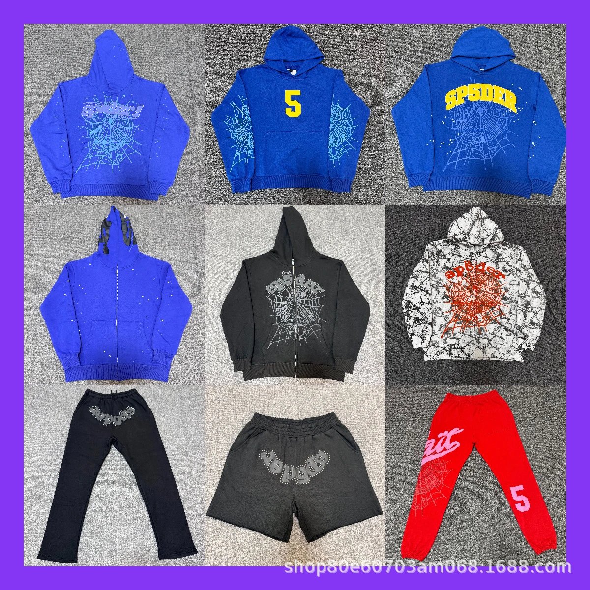 Sp5der555555 Performance Athletic Hoodie