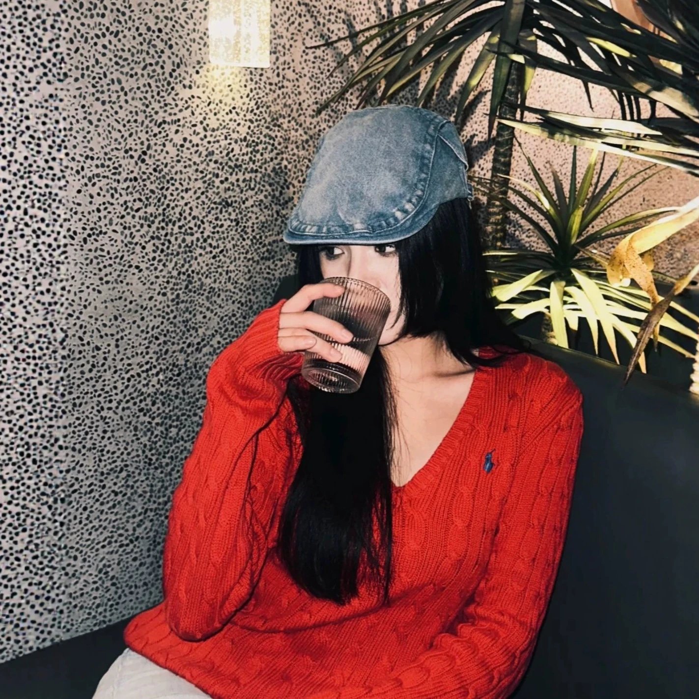 RLV Classic Knit Sweater Athletic Long Sleeve 