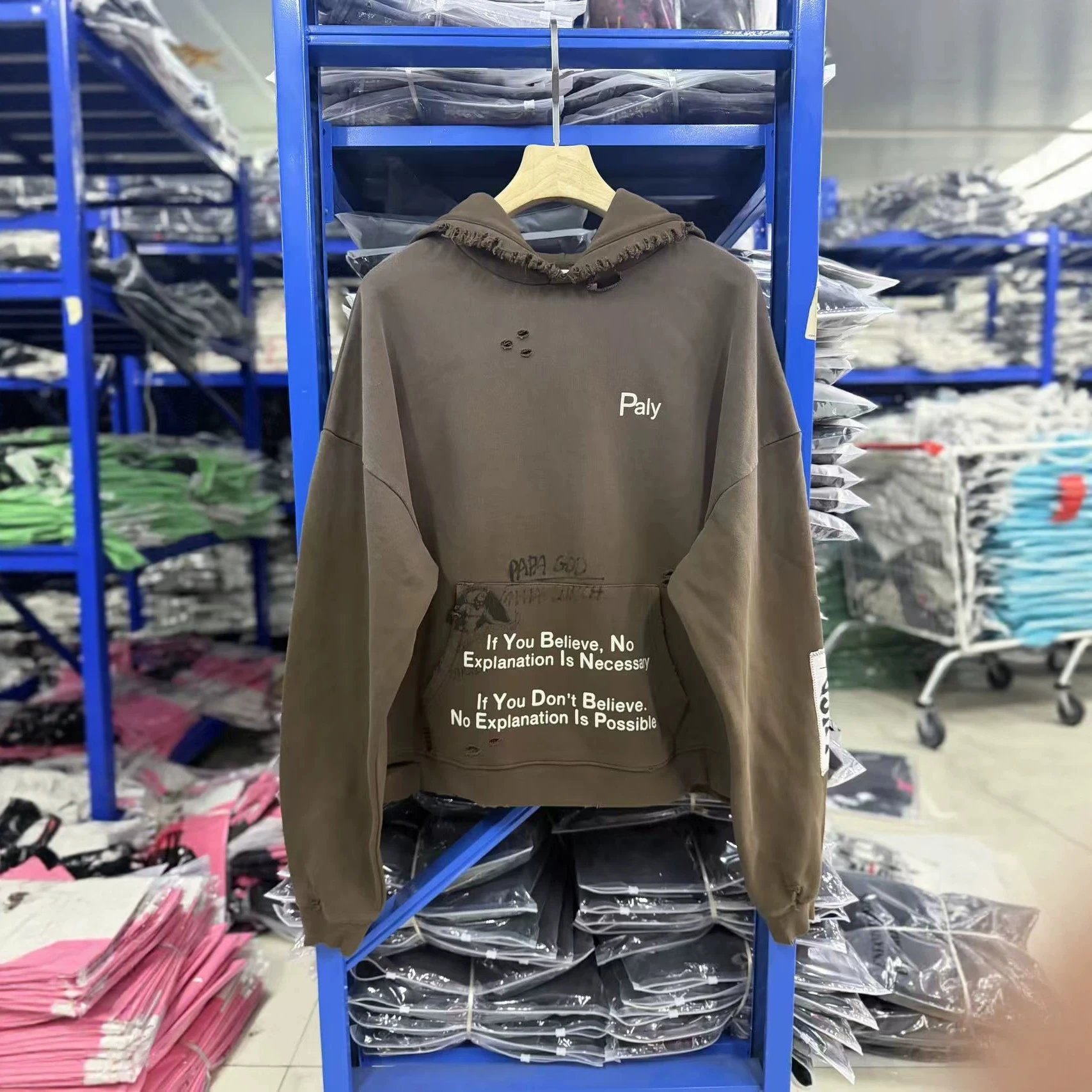 Performance Athletic Hoodie Oversized Water Wa