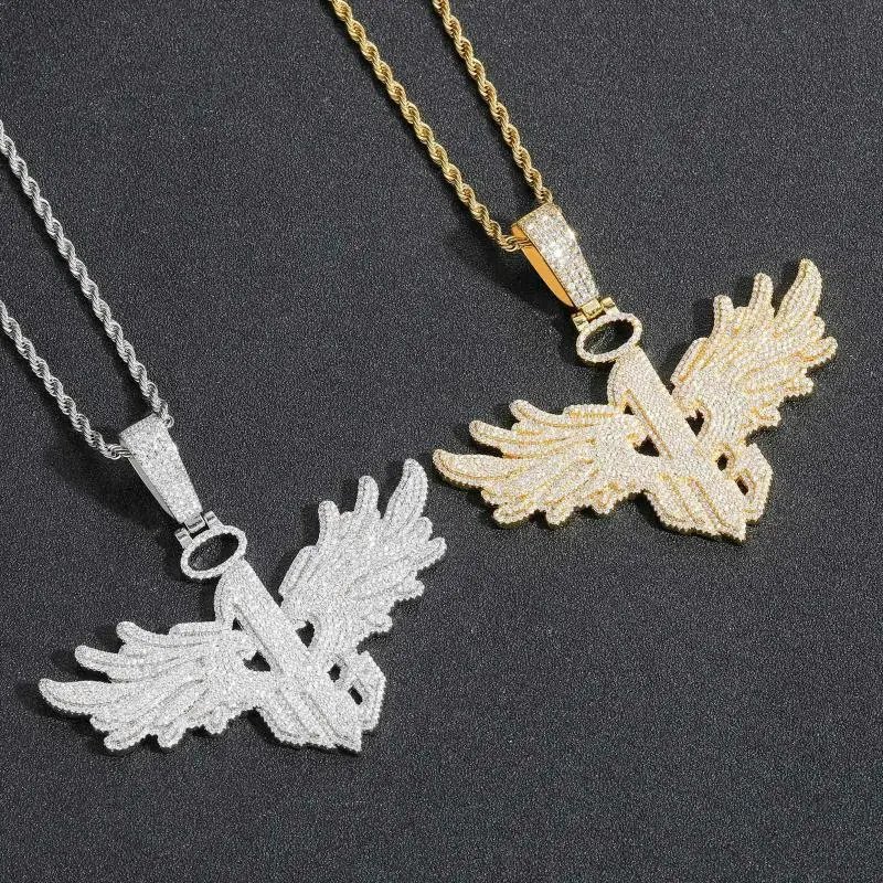 Oddity New Trendy Wing Pendant Silver Large Fa
