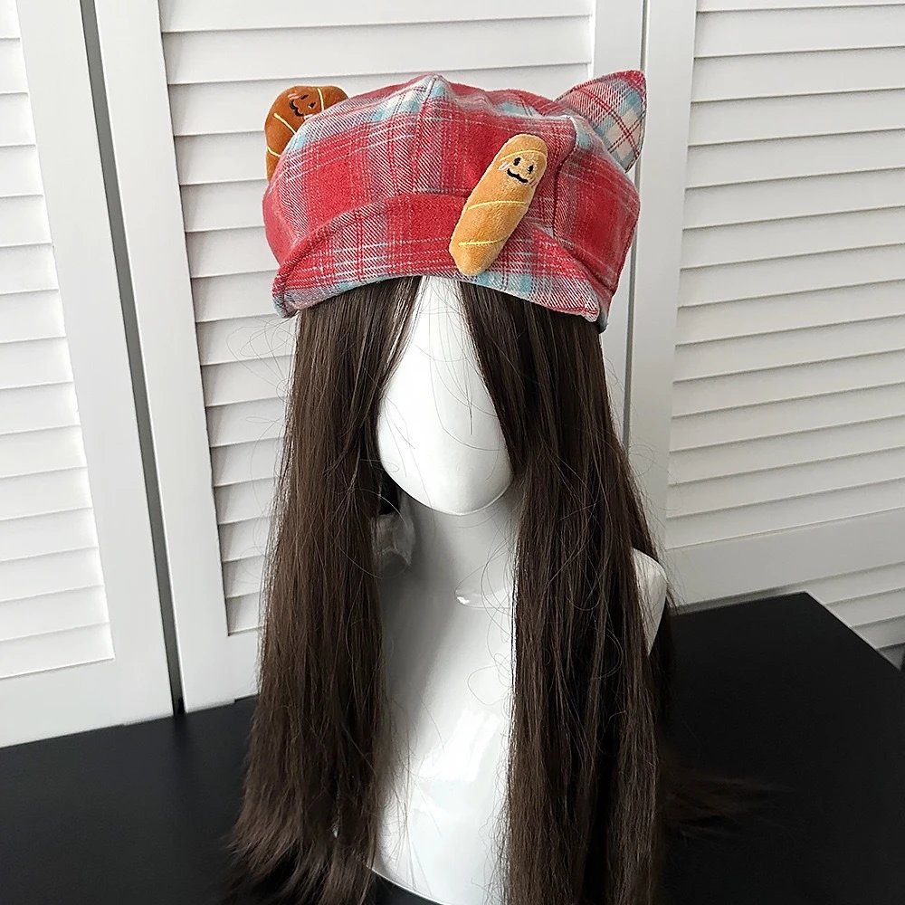 Red Cat Ear Hat