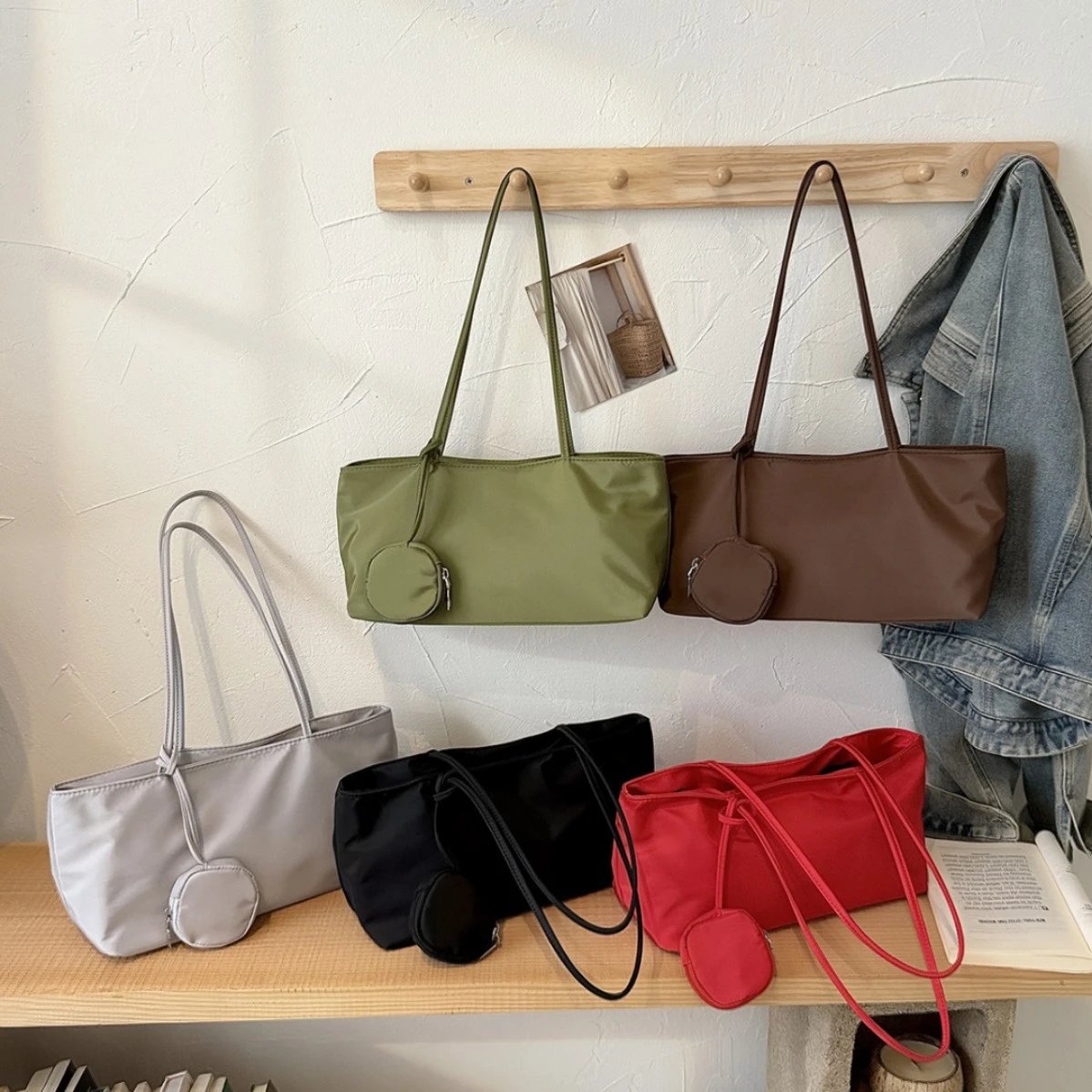 Fashion Trendy Nylon Tote Bag