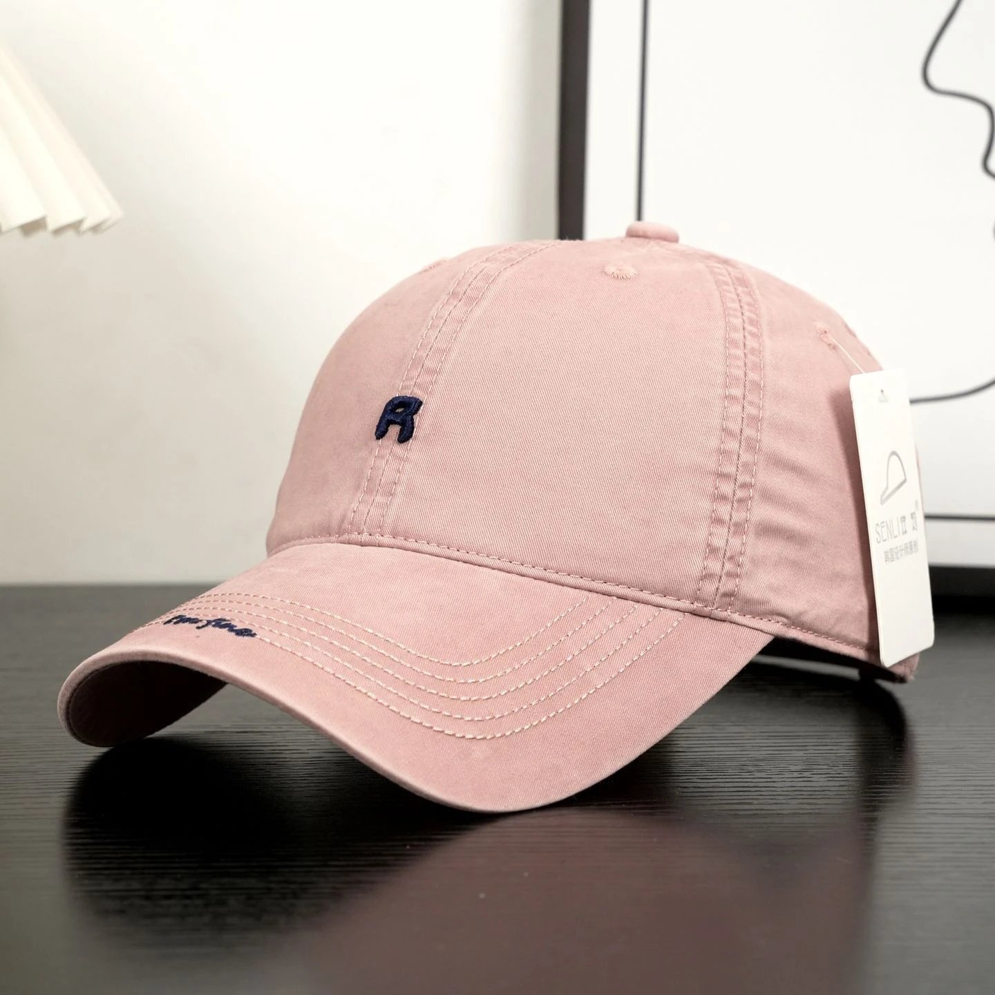 R Letter Baseball Cap