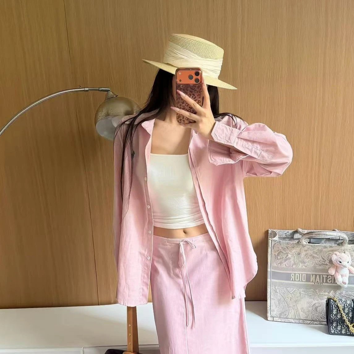 High Quality RL Lightweight Linen Three Piece 