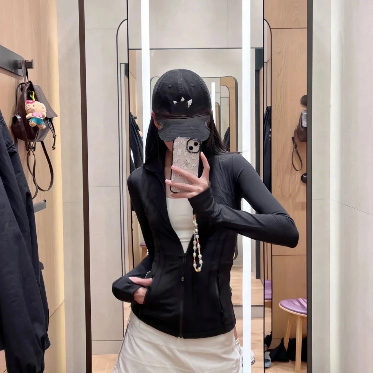 Adidas Black Zip-Up Jacket