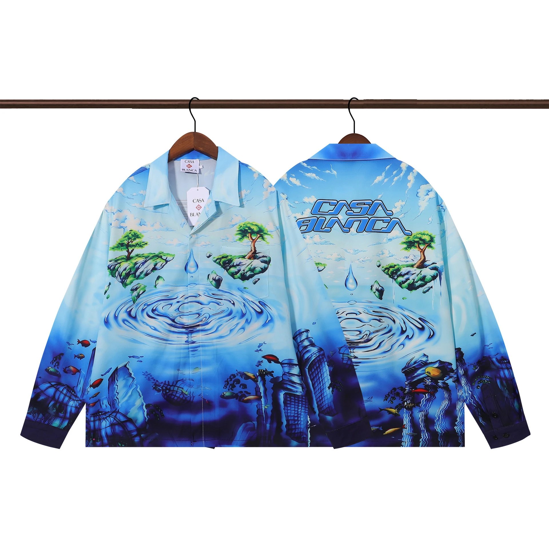 Casa Athletic Summer Floral Beach Shirt