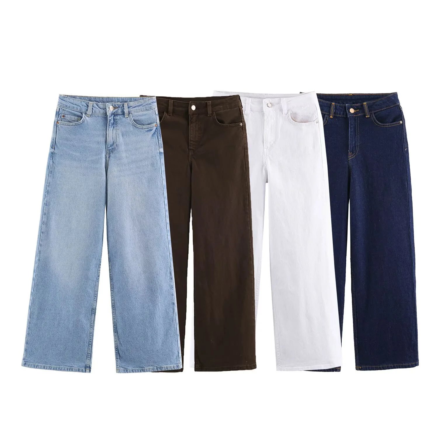 Women Athletic Summer High Waist Straight Pant