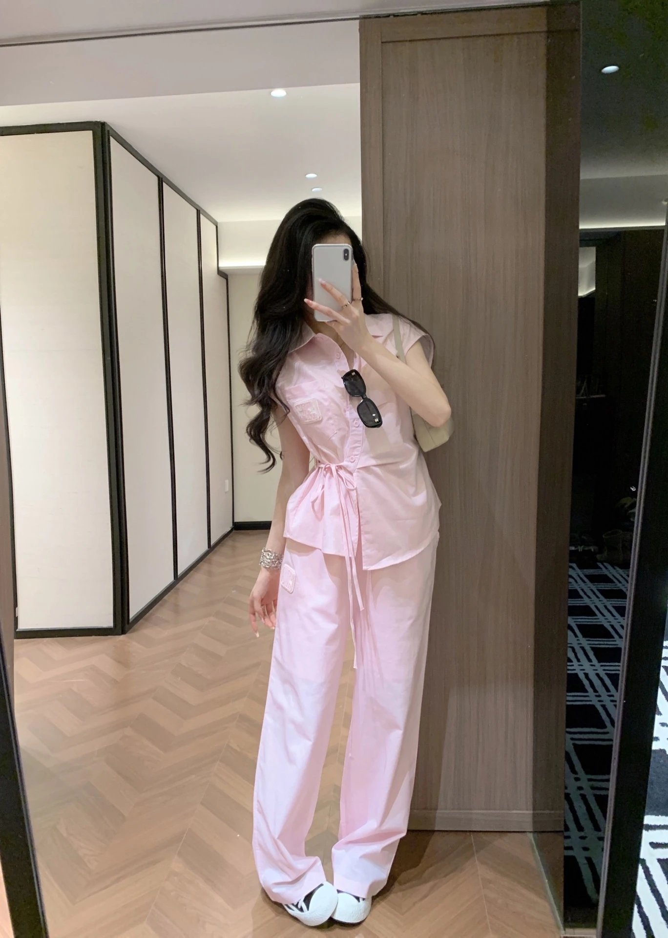 UMA WANG Off-White Shirt and Pants Set - 4