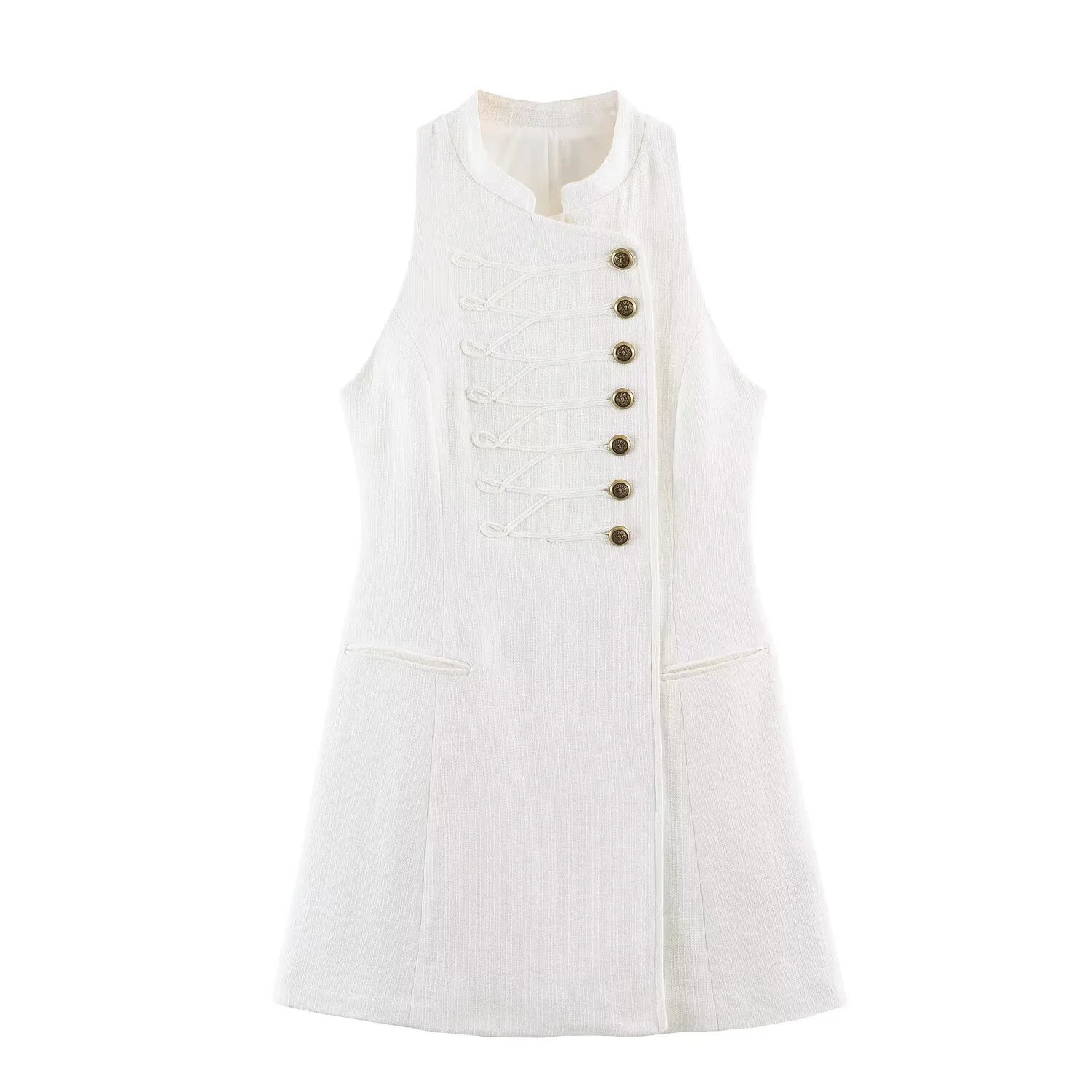 2026 Autumn Elegant Collar Neck Slim Fit Dress