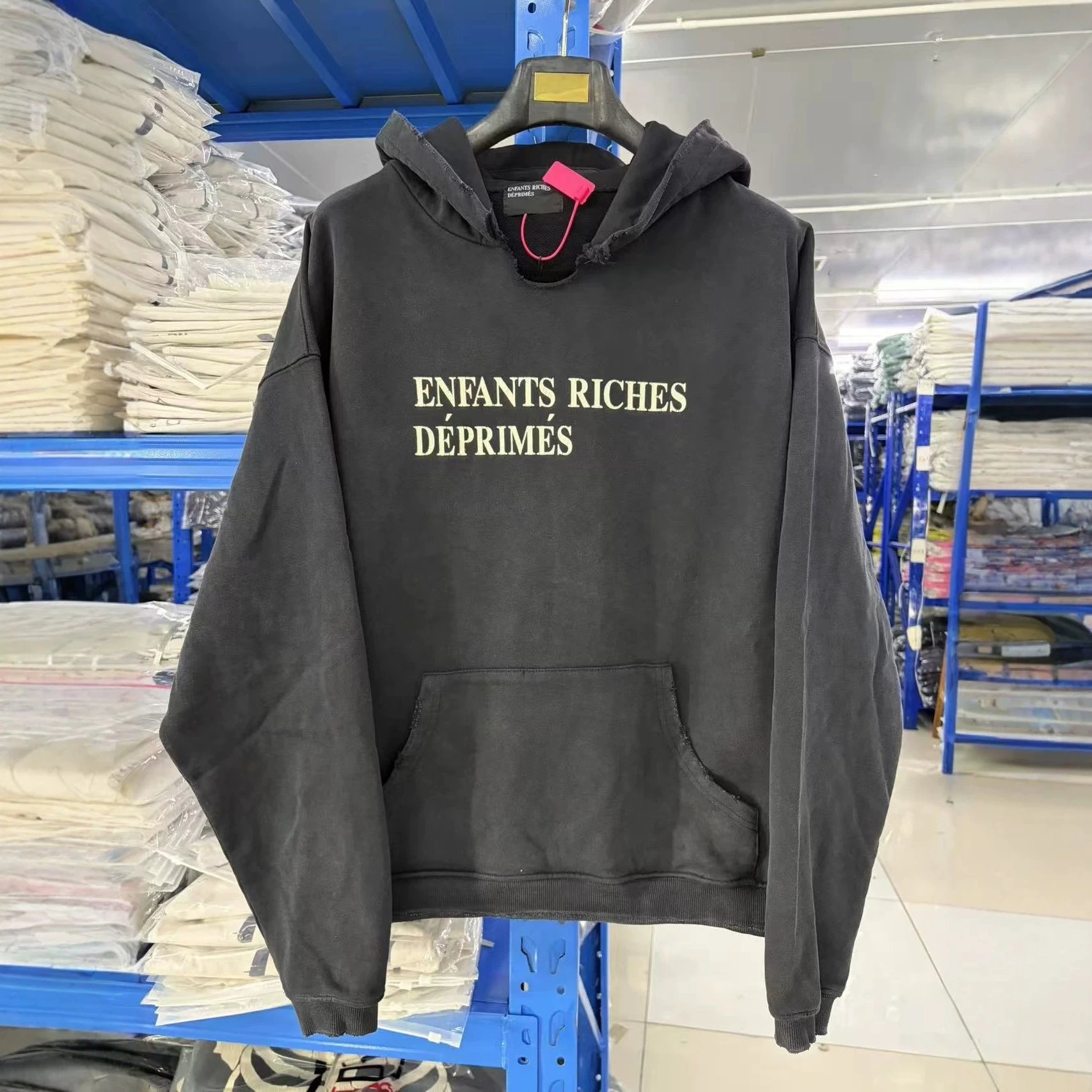 Erd25ss Athletic Hoodie Black
