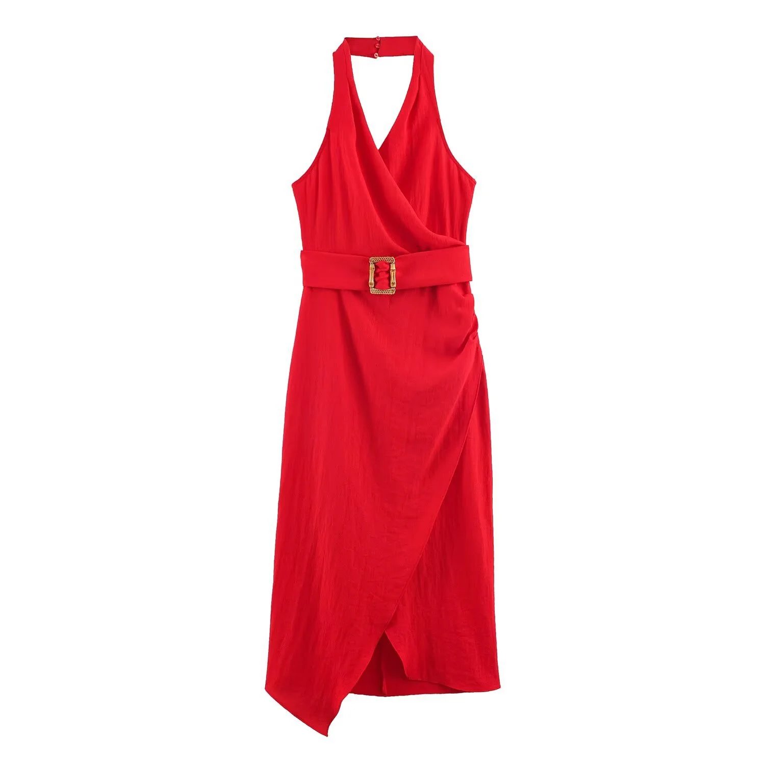 2026 Autumn Vacation Style Dress with Belt