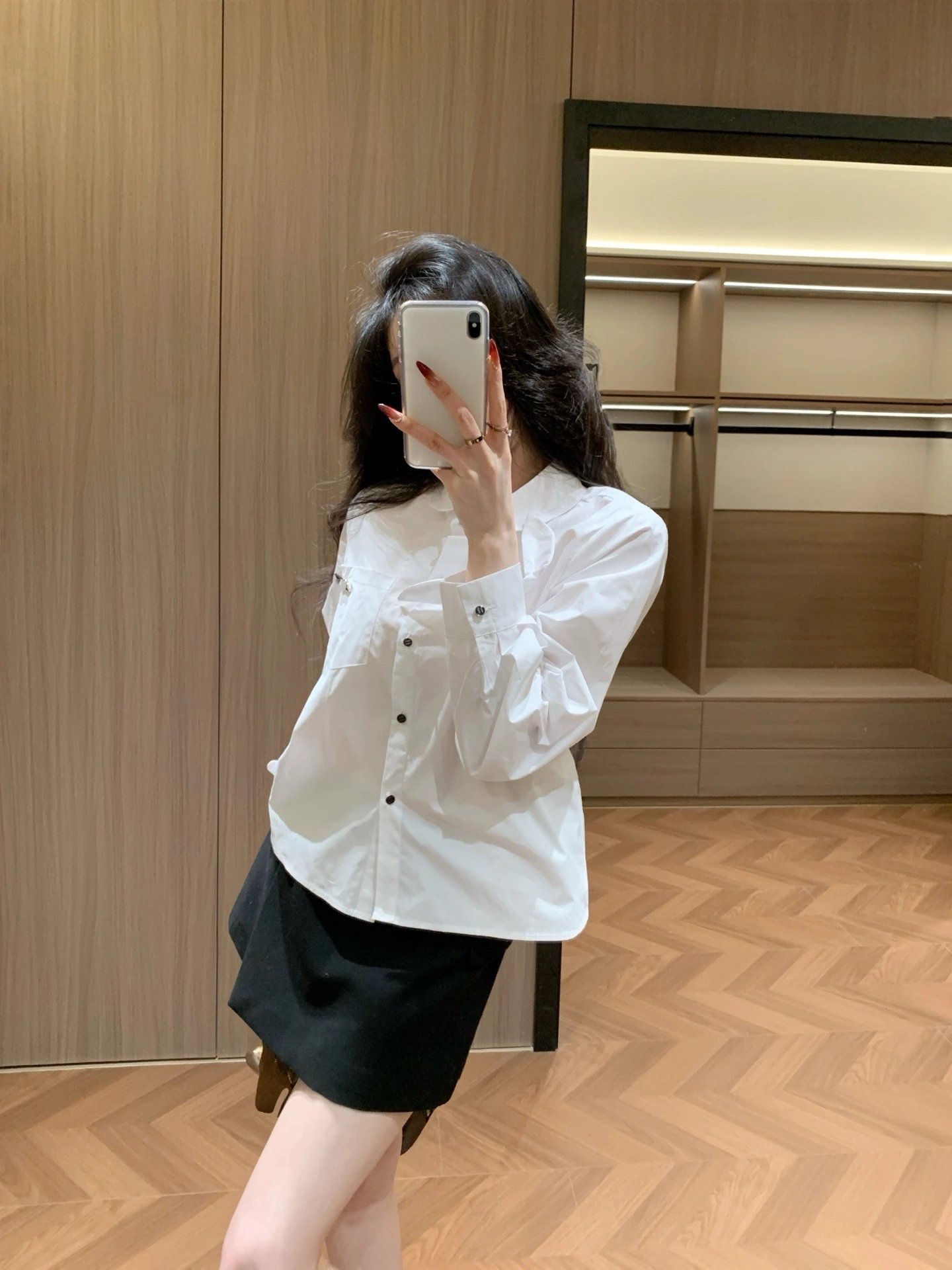 Miu Miu Oversized Shirt White - 4
