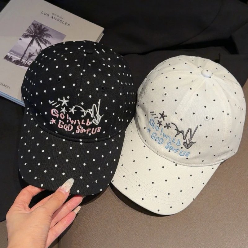 Black White Baseball Cap