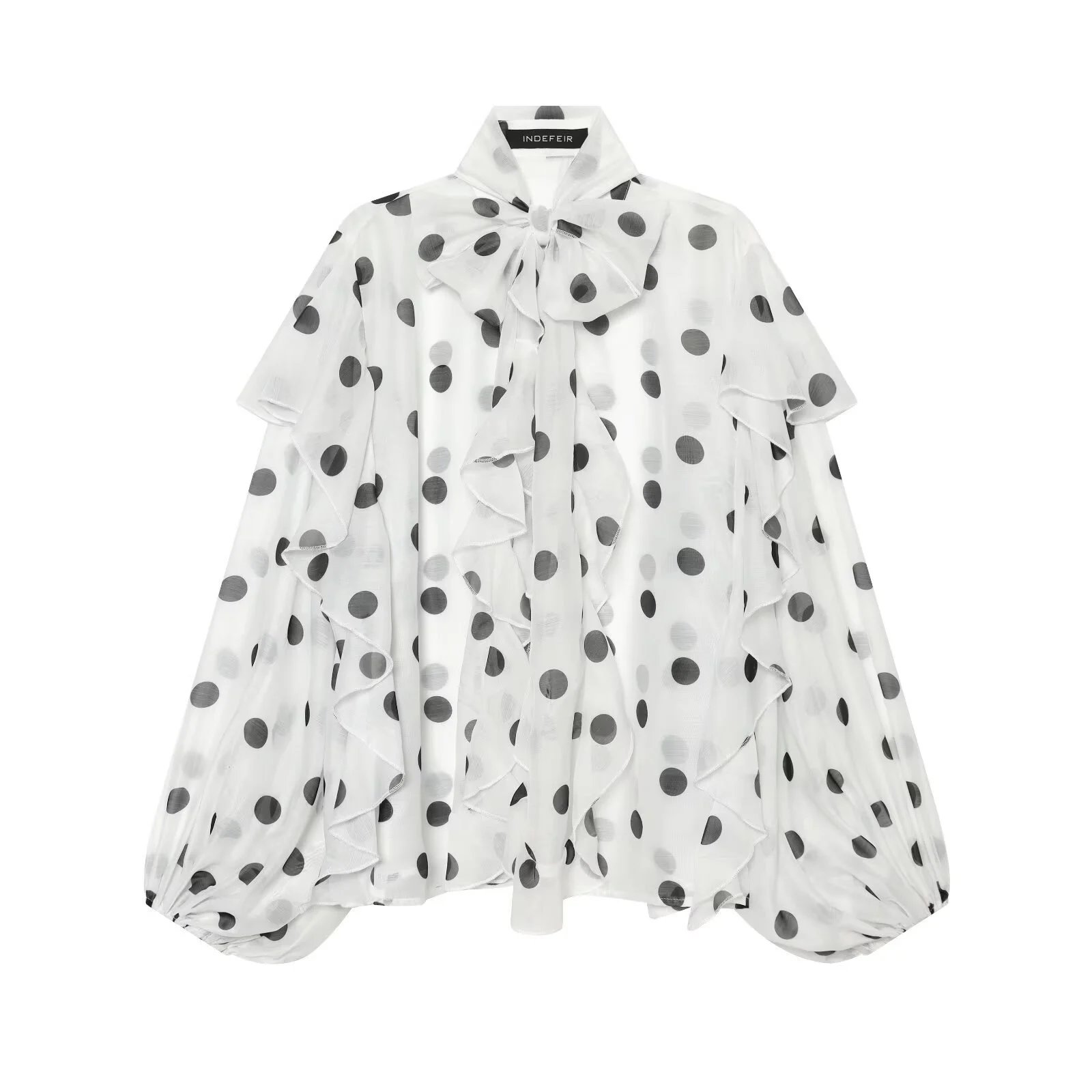 2026 Autumn French Vintage Soft Collar Blouse