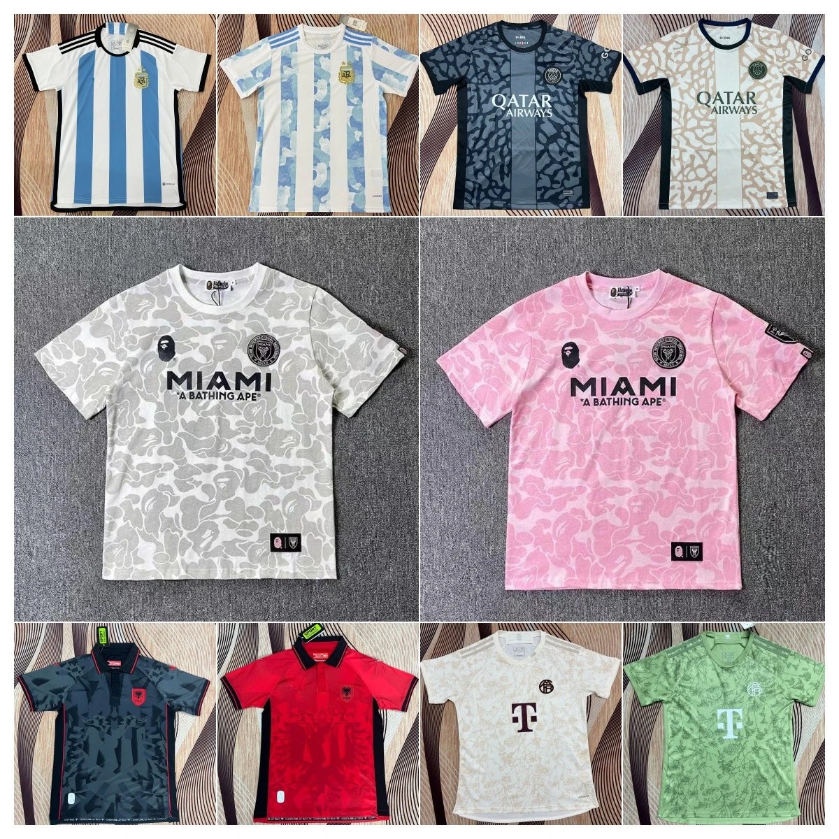 Paris Argentina Barcelona Brazil Bohemia Miami Mil