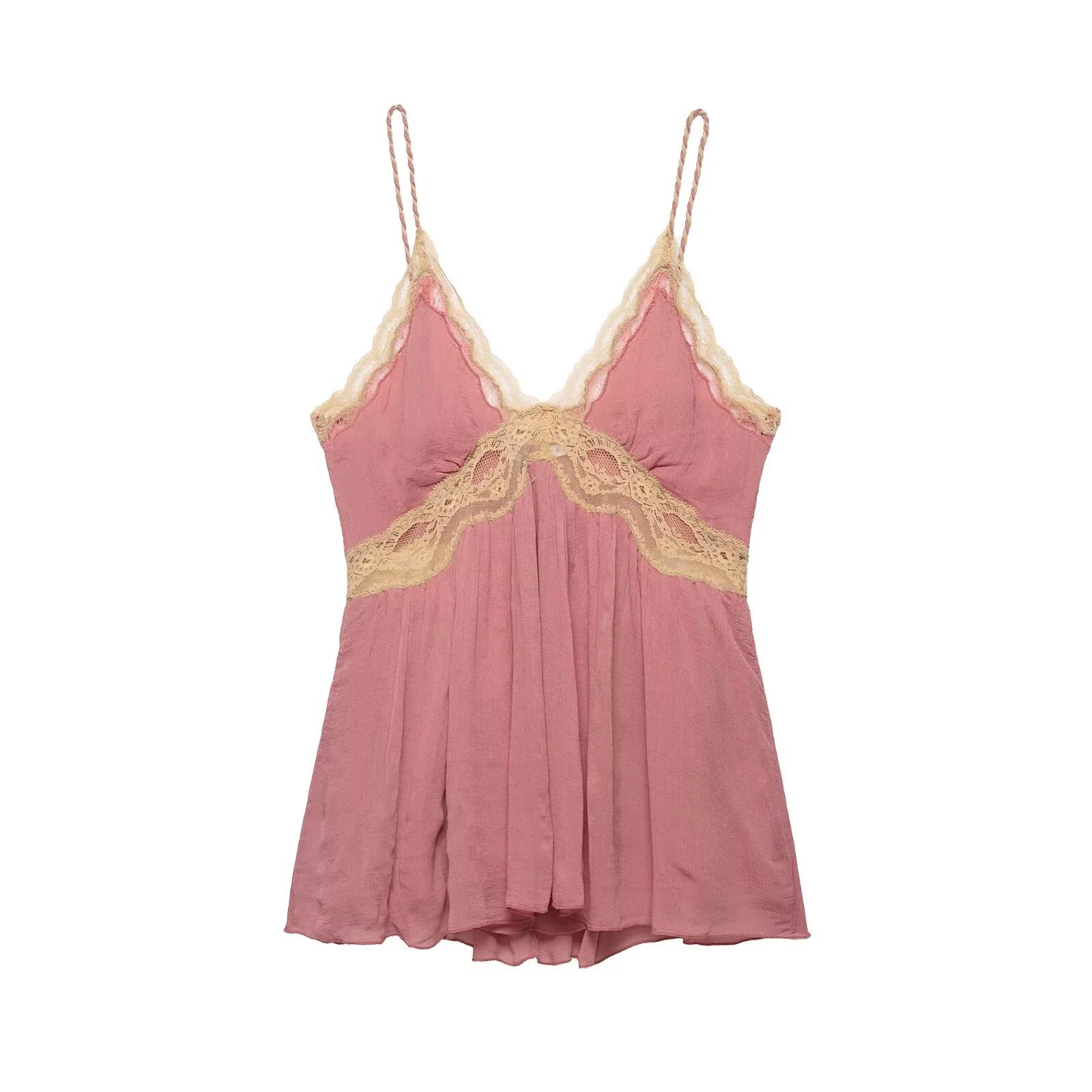 V Neck Lace Top