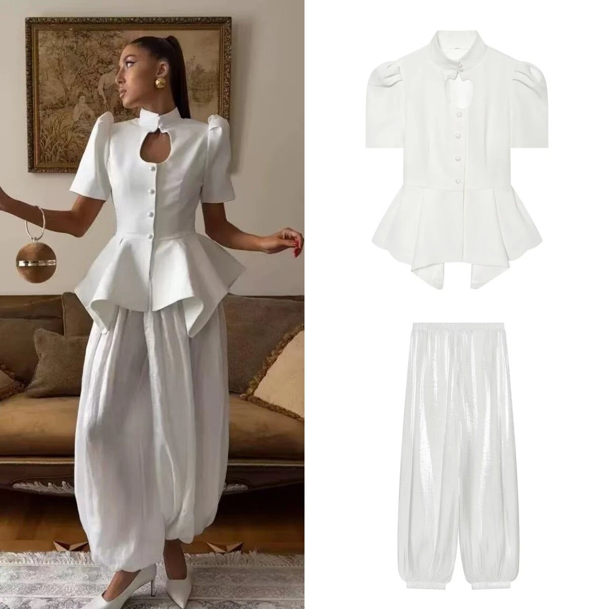 Blouse Pants Set