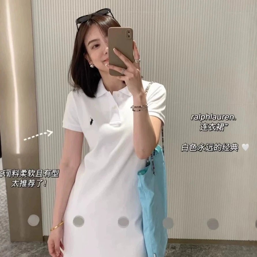 RL Polo Long Dress Athletic Casual A Line Dres