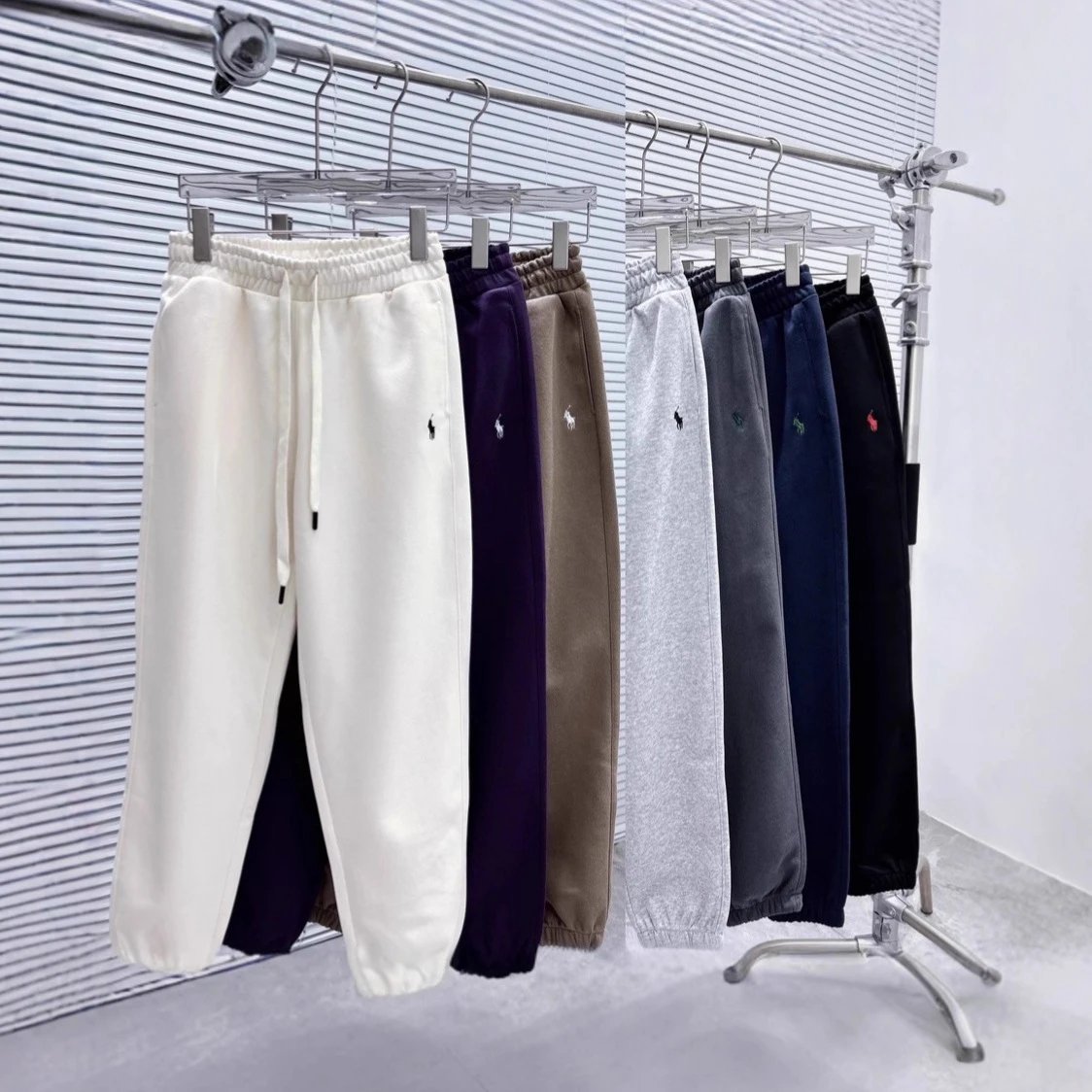 Polo Ralph Lauren White Sweatp