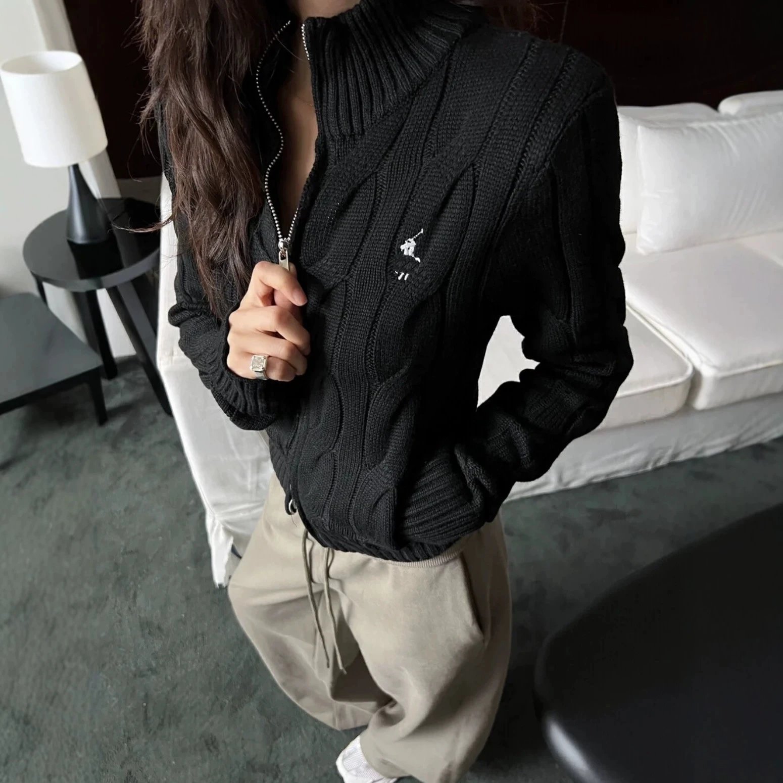 High Quality RL Athletic Knit Sweater