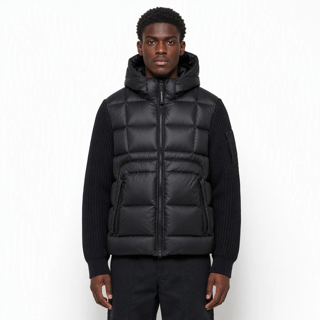 CP Winter Thick Hooded Knit Jacket