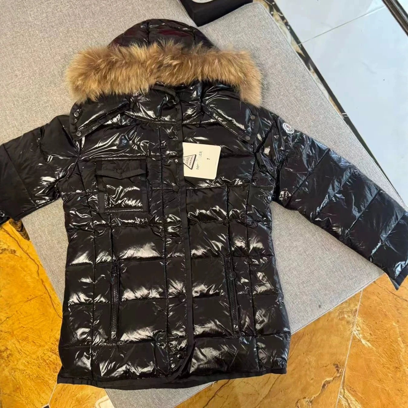 M Brand Winter Hooded Down Jacket