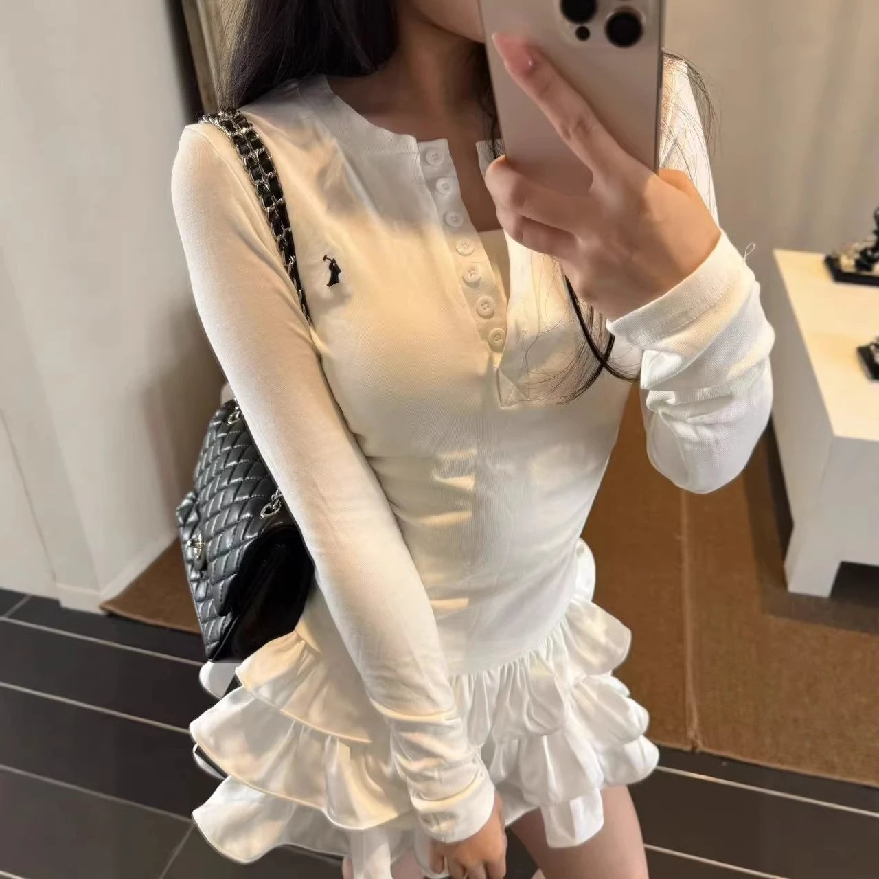 Polo Ralph Lauren White Henley