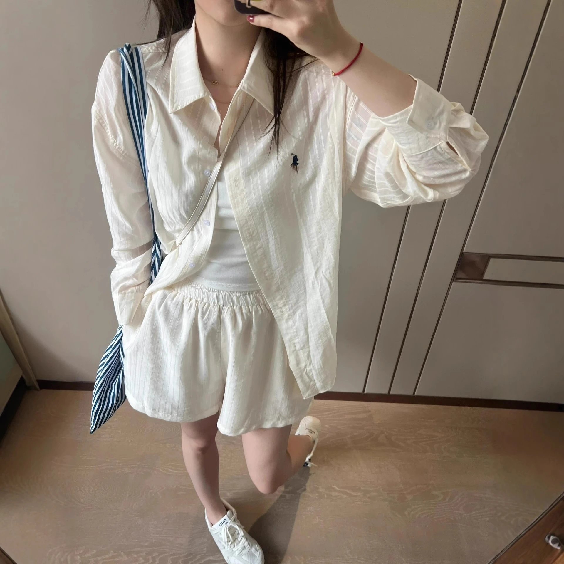 Polo Ralph Lauren White Button