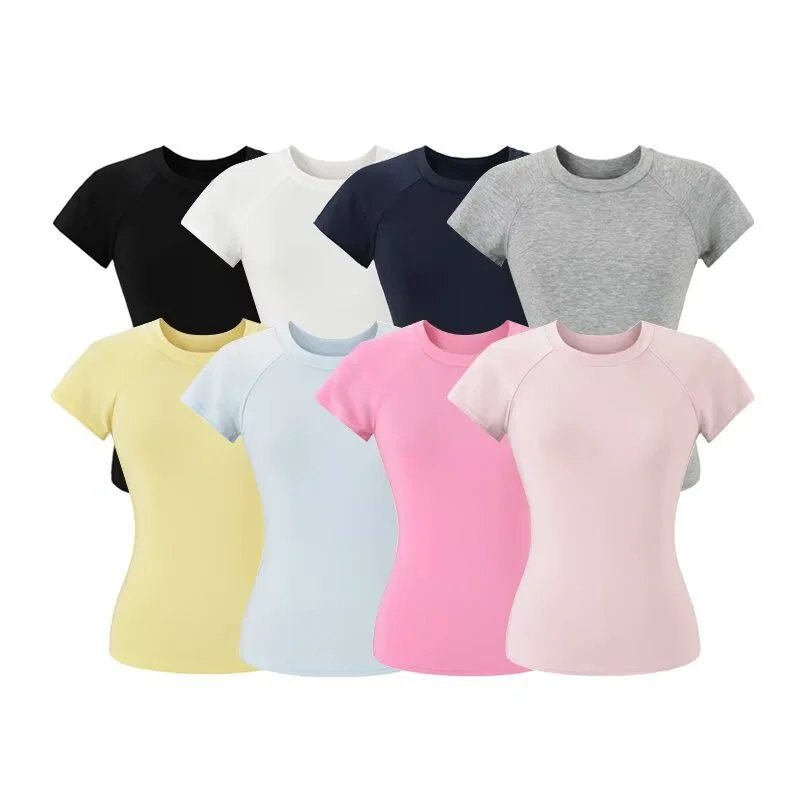 2026 Summer Athletic T-Shirt Women Slim Fit