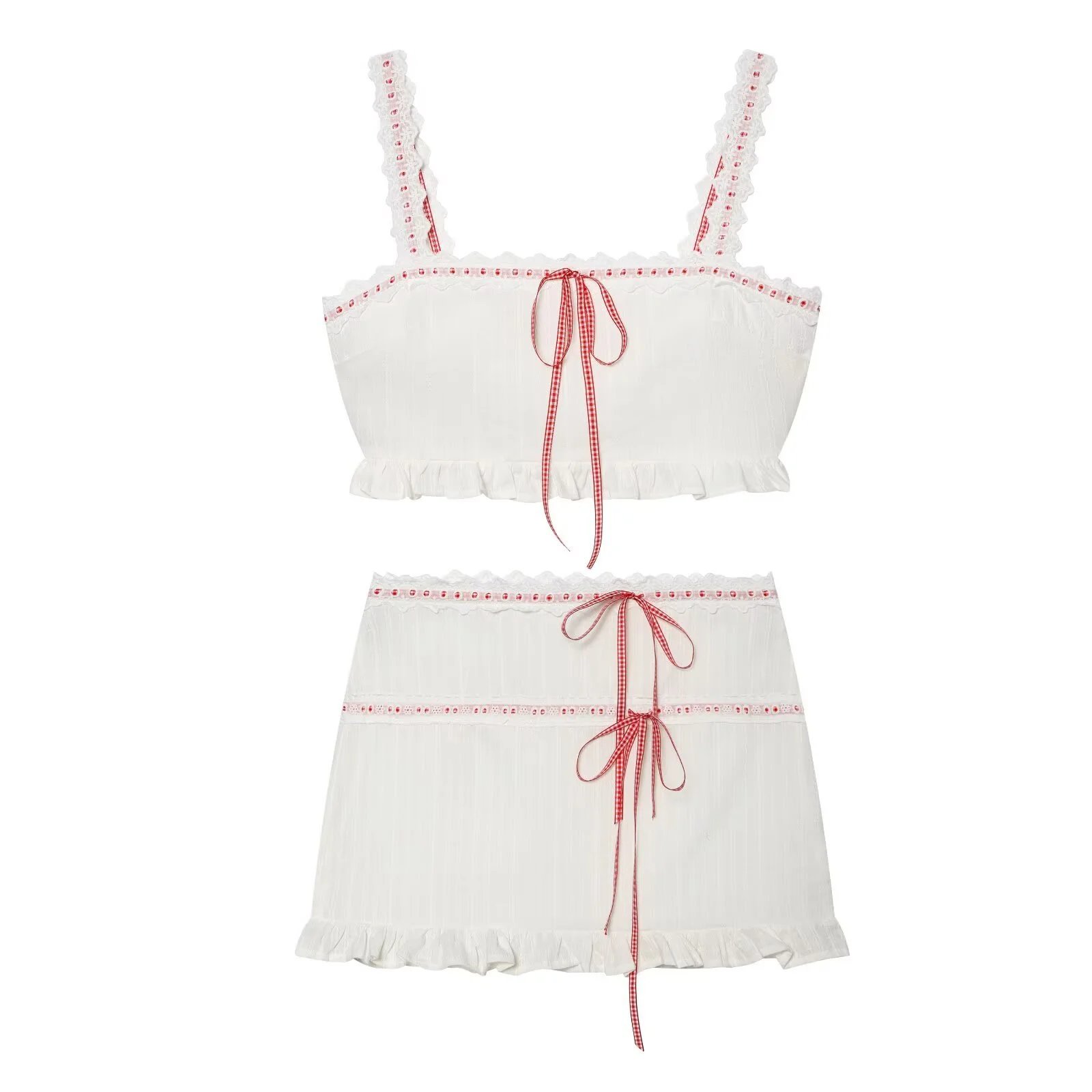 2026 Summer French Floral Lace Halter Dress Se
