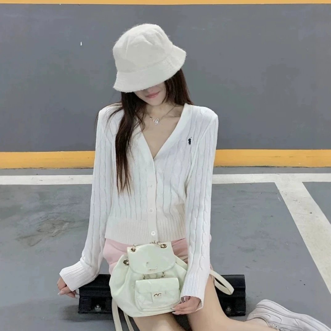 High Quality RL Athletic Knit Vest Women Autum