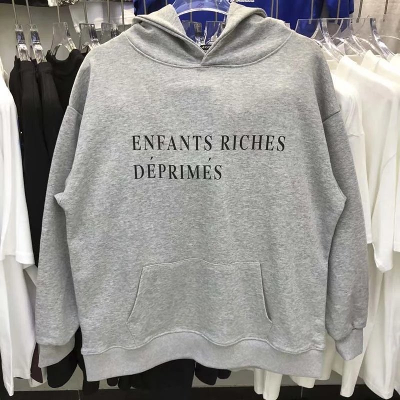 Erd Classic Letter Logo Hoodie