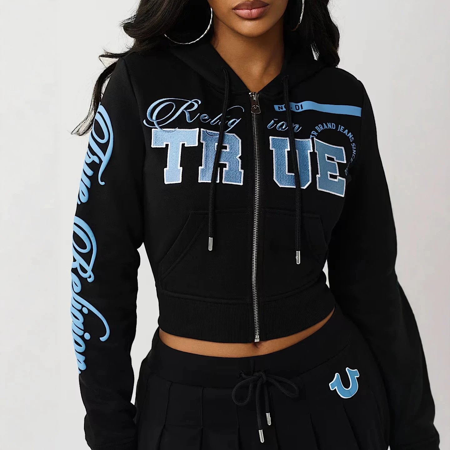 Y2K Women 3D Print Long Sleeve Hoodie