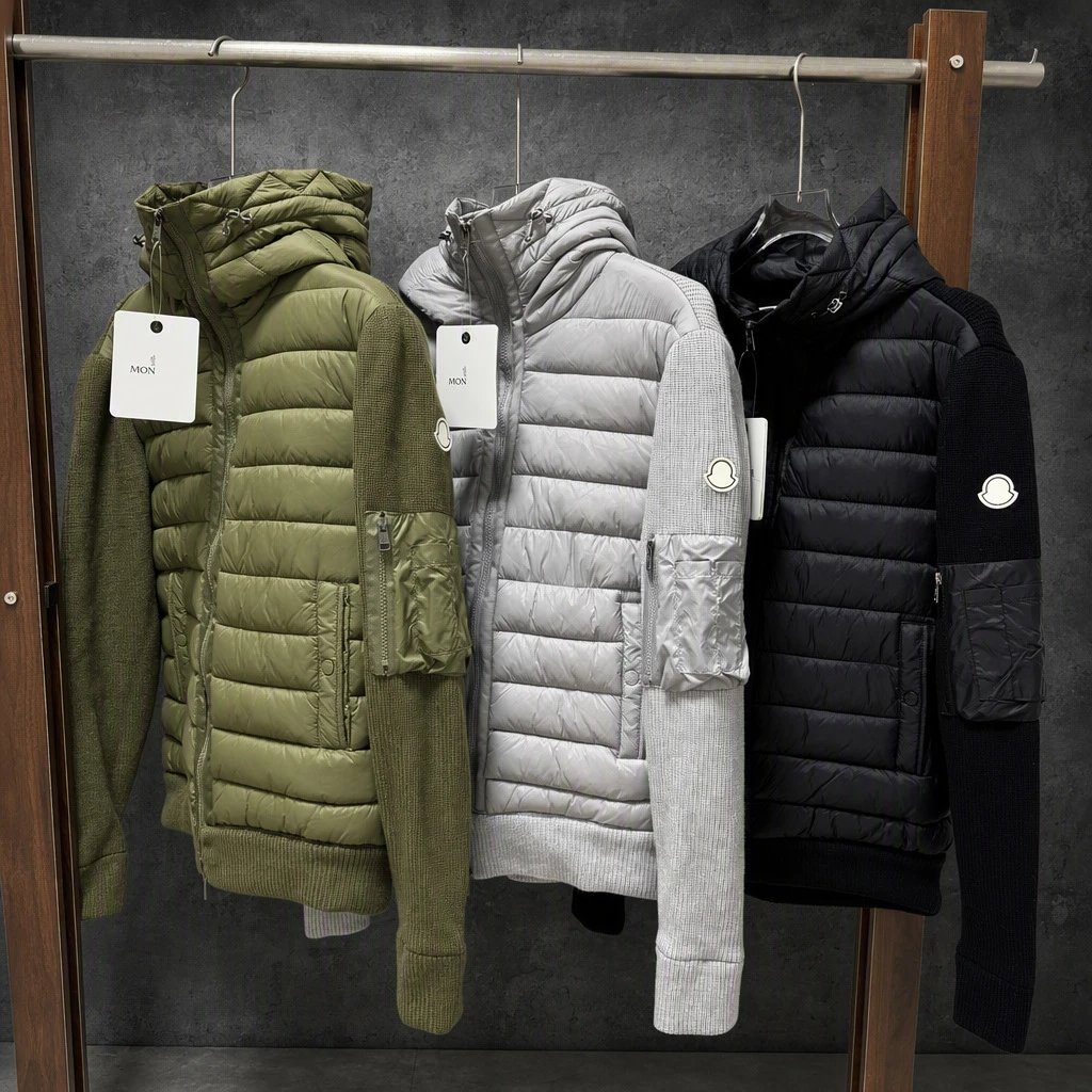 M Men Winter Hooded Warm Quilted Jacket