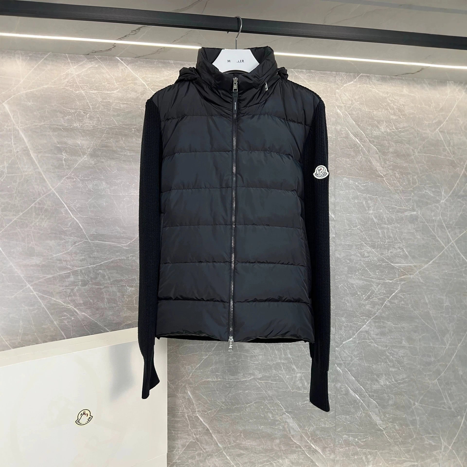 2026 High Version Wool Down Hooded Jacket